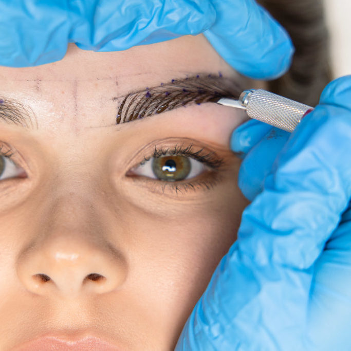 Microblading brow training
